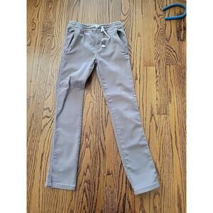 Borden Boys Khakis Pants Size 9 9y Youth Grey With Clasp And Drawstring